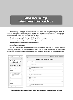 Giáo Trình Tiếng Trung Tăng Cường - Bài Tập Tổng Hợp 1 (Tặng kèm Khóa học Online)