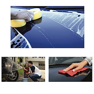 Nước rửa xe hơi và làm bóng xe hơi cao cấp Simple Green Wash and Wax, nước rửa xe ô tô cao cấp, làm sạch vết bẩn, vết ố, bụi, bùn đất, làm xe sáng bóng như trong showroom, bình đậm đặc 2L.