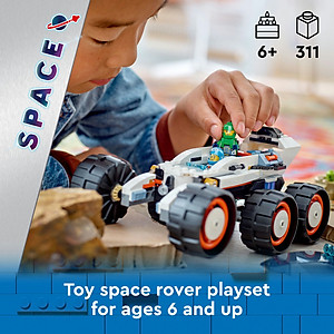 LEGO CITY 60431 Xe thám hiểm không gian & người ngoài hành tinh (311 chi tiết)