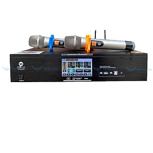 Cục đẩy liền vang Weeworld SH-9400 liền micro không dây cao cấp - Hàng Chính Hãng