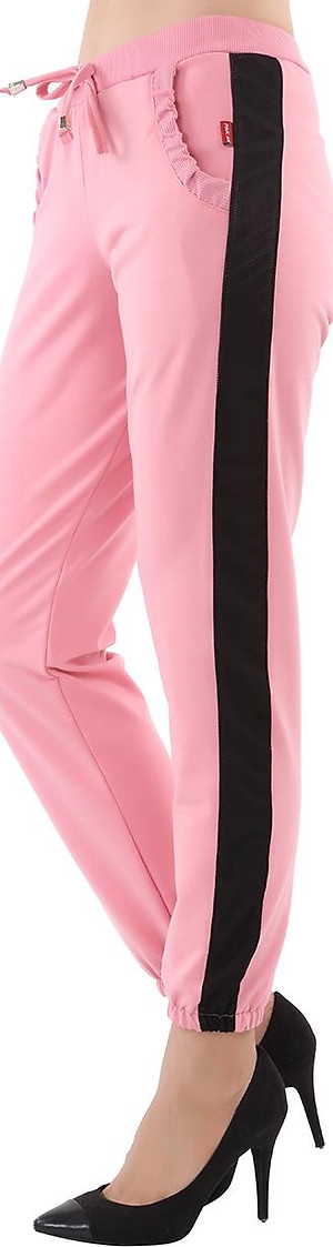 Quần thun dài nữ sọc hông lưới thông hơi Phúc An 3016