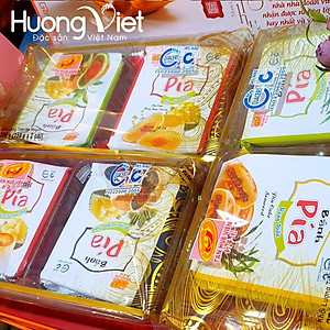 Hộp quà tết bánh Pía Thượng Hạng 6 vị Tân Huê Viên, bánh pía Bách Vị gồm 6 loại khác nhau 