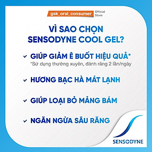Kem đánh răng SENSODYNE Cool Gel - mát lạnh (100g)