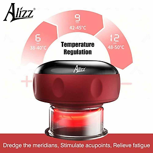 Máy Giác Hơi Cạo Gió Alizz Al-11312 Với 6 Cấp Độ Điều Chỉnh Có Màn Hình Lcd