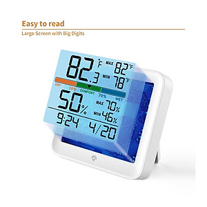 Đồng hồ đo nhiệt độ ẩm Xiaomi Youpin độ chính xác cao màn hình LCD
