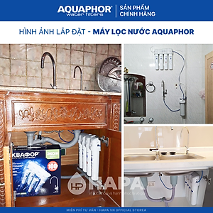 Máy Lọc Nước AQUAPHOR CRYSTAL ECO H Chuẩn Nước Khoáng Uống Trực Tiếp, Công Nghệ NANO Aqualen Độc Quyền, Máy Lọc Nước Không Điện - Nhập Khẩu Châu Âu, Hàng Chính Hãng