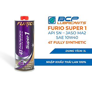 Dầu Nhớt Xe Máy Tổng Hợp Toàn Phần 10W40 BCP Super 1 Thái Lan 1L