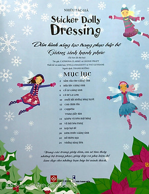 Sách Dán Hình Sáng Tạo Trang Phục Búp Bê - Giáng Sinh Hạnh Phúc
