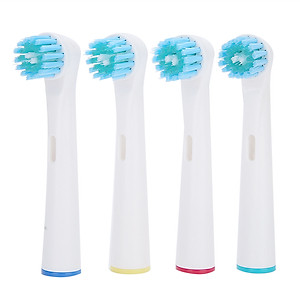 Cho máy Oral B Braun, bộ 4 Đầu Bàn Chải đánh răng điện thay thế MIHOCO EB28-P New Sensitive, làm sạch răng, cho nướu nhạy cảm, BỊ VIÊM