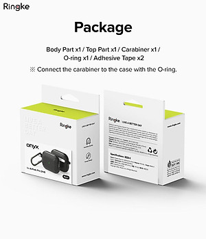 Vỏ Ốp dành cho AirPods Pro 2 RINGKE Onyx - Hàng Chính Hãng