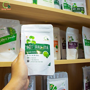 [CHÍNH HÃNG] Bột Rau Má Sấy Lạnh Nguyên Chất Gói 100gr  - Mát gan, detox, giảm mụn, giảm cân, giải nhiệt cơ thể