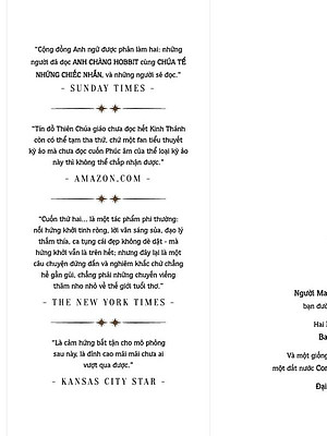 Sách - Series combo Chúa tể những chiếc nhẫn (Trọn bộ) (Nhã Nam HCM)