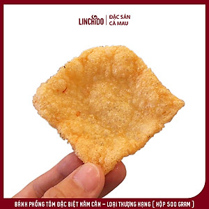 Đặc sản Cà Mau - Bánh Phồng Tôm Năm Căn - Loại Thượng Hạng ( Hộp 500 GRAM )