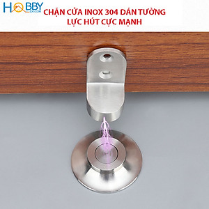 Chặn cửa chống va đập nam châm gắn sàn nhà inox 304 Hobby Home Decor CC5