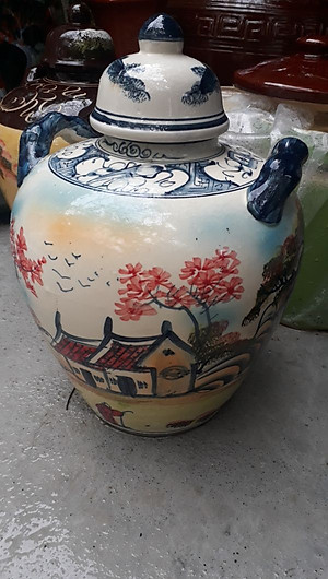 Hũ đựng gạo- Vò ngâm rượu - Chum gốm miệng nhỏ (Giao hàng ngẫu nhiên)