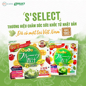 Bột Lá Đại Mạch Non, Rau Xanh Và Trái Cây S Select Thải Độc Cơ Thể, Làm Đẹp Da, Chống Lão Hóa