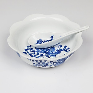 Bộ đồ ăn hoa mặt trời Bát Tràng men khử - Khử sạch chì và kim loại nặng