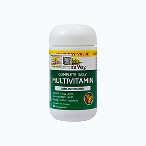Viên uống NATURE'S WAY Complete Daily Multivitamin Bổ Sung Vitamin và Khóang Chất (Hộp 100 viên)