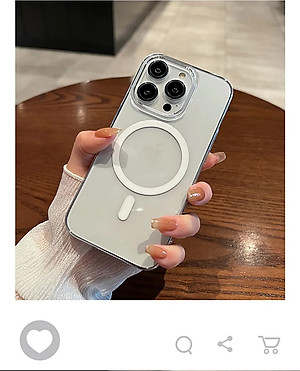 Ốp lưng chống sốc cho iPhone 12 / 12 Pro / 12 Pro Max hiệu HOTCASE sạc từ tính nam châm magnetic trong suốt - trang bị đệm khi 4 góc, Viền TPU chống sốc, lưng PC chống ố vàng - Hàng nhập khẩu