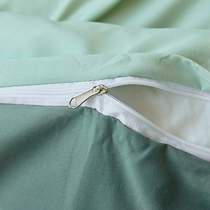 Bộ vỏ chăn ga gối cotton tici notag Lidaco cotton đũi trơn dày decor phòng ngủ vintage đủ mọi cỡ nệm