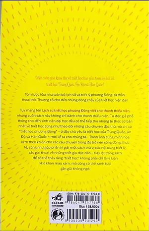 Sách Lịch Sử Triết Học Phương Đông Viết Cho Thanh Thiếu Niên