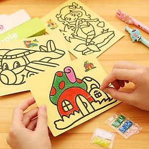 Combo 10 Tranh Cát Cho Bé Nhiều Hình