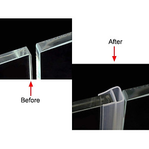 1 Mét Ron Dán Khe Hở Khung Cửa Kính Chống Bụi Chống Ồn Ngăn Côn Trùng 6 8 10 12mm Tặng Kèm Keo Legaxi