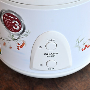 Nồi Cơm Điện Nắp Gài Sharp KS-11ET(1.0L) Thái Lan -  Hàng nhập khẩu -Giao màu ngẫu nhiên