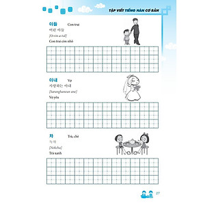 Sách - Tập Viết Tiếng Hàn Cơ Bản - Minh Thắng