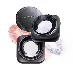 Phấn phủ CARSLAN dạng bột từ tính kiềm dầu màu đen chống nước chống mồ hôi che phủ bóng dầu cho mặt 8g