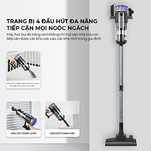 Máy hút bụi cầm tay đa năng 4in1 JETZT X12, lực hút 21000PA, hàng chính hãng
