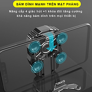 Quạt tản nhiệt điện thoại gaming SIDOTECH FL1 / FL5 / DL5 / DL6 ( 2 phiên bản sò lạnh và quạt gió) làm mát hạ nhiệt nhanh khi chơi game bị nóng phù hợp cho game thủ mobile Liên Quân Tốc Chiến FF PUBG - Hàng Chính Hãng