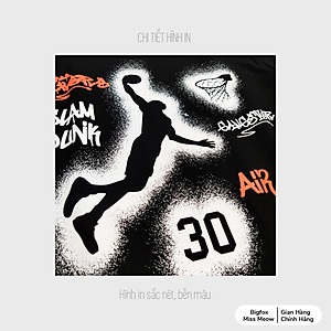 Đồ bộ bé trai cộc tay Hàn Quốc Bigfox Miss Meow  size đại áo ngắn tay quần đùi vải cotton in bóng rổ cỡ 12-15 tuổi 40kg 50kg