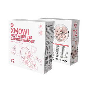 Tai nghe true wireless earbuds Plextone xMowi T2 - Điều khiển cảm ứng - Sạc Type C - Âm bass mạnh mẽ - Pin trâu - Mic khử ồn - Độ trễ thấp - Thiết kế đẹp - Hàng Chính Hãng