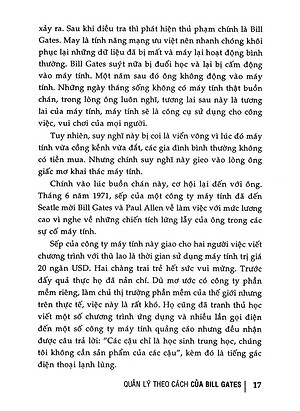 Sách Chiêu Bài Quản Lý Vàng Của Bill Gates