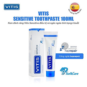 Kem đánh răng ngăn ngừa ê buốt Vitis Sensitive 100ml