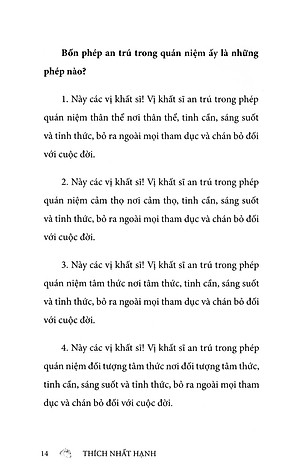 Sách Con Đường Chuyển Hóa - Kinh Bốn Lĩnh Vực Quán Niệm (Tái Bản)