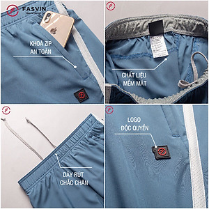  Quần đùi nam Fasvin Q21461.HN vải gió chun co giãn mềm mại thoải mái vận động