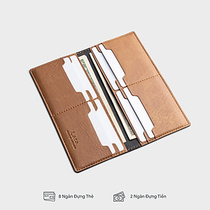 Ví Lata ( Thời trang nữ dáng cầm tay dáng dài - Ví da VN64 )