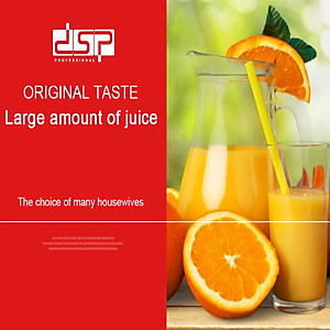 Máy vắt cam, quýt, chanh cao cấp thương hiệu DSP công suất 130W Dung tích 1000ml - Hàng nhập khẩu