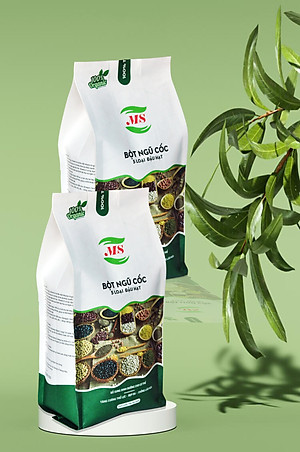 Bột ngũ cốc dinh dưỡng cao cấp 05 loại đậu & hạt ( không đường )  - MS - (500gr)