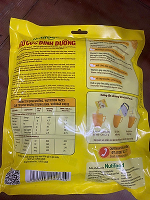 Combo 3 bịch Ngũ cốc Canxi (500g) của hãng Nutifood giúp Xương chắc khỏe dùng cho cả gia đình