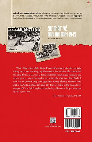 Sự thật về nạn đói năm 1945 (Qua tư liệu và ký ức lịch sử) bản in 2025