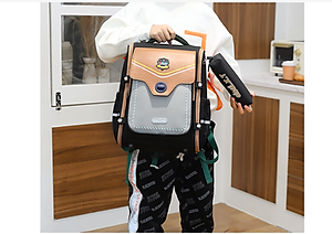 Balo học sinh tiểu học lớp 3 - 6 siêu nhẹ chống gù chống nước cao cấp phong cách mới