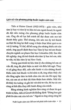 Sách Huấn Luyện Cảm Xúc Để Con Trẻ Phát Triển Toàn Diện
