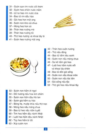 Sách 60 Món Ăn Được Ưa Thích - Món Thịt Heo