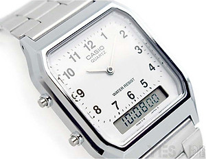 Đồng hồ Unisex Casio Vintage AQ-230A-7BMQ dây kim loại