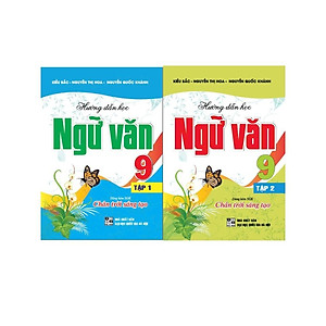 Combo Hướng Dẫn Học  Ngữ Văn 9 - Tập 1 + 2 (Bám Sát SGK Chân Trời Sáng Tạo) (HA-MK)