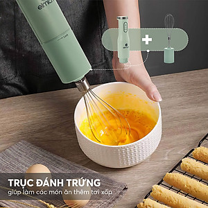 Máy xay cầm tay Elmich BLE-8666, công suất 1000W, thiết kế cầm tay dễ sử dụng, lưỡi dao bằng thép không gỉ siêu bền, đảm bảo an toàn tuyệt đối cho sức khỏe  - Hàng chính hãng