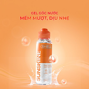 Gel bôi trơn ấm nóng Shell Sunshine - Chai 100ml | SHELL CHÍNH HÃNG